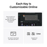 Keychron K2 HE Teclado Personalizado com Interruptor Magnético Sem Fios (Edição Especial Todo em Madeira) (Layout US ANSI)