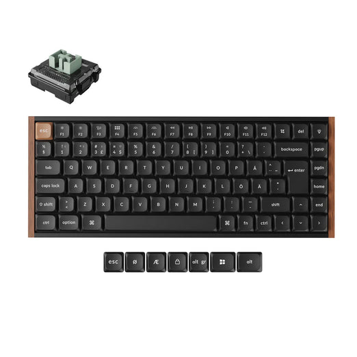 Teclado mecânico personalizado sem fio Keychron K3 Max QMK/VIA