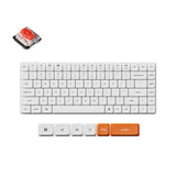 Teclado mecânico personalizado sem fio Keychron K3 Max QMK/VIA
