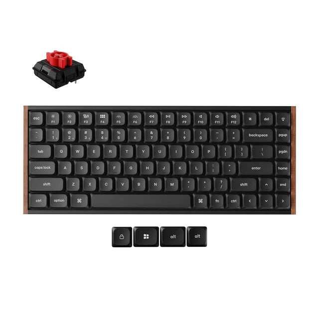 Teclado mecânico personalizado sem fio Keychron K3 Max QMK/VIA