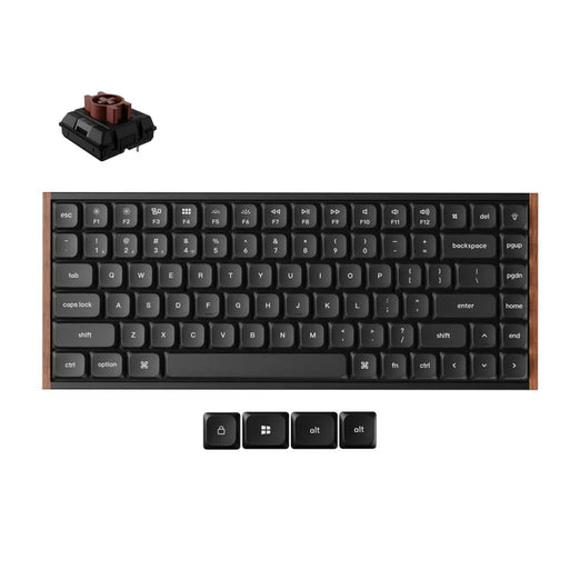 Teclado mecânico personalizado sem fio Keychron K3 Max QMK/VIA