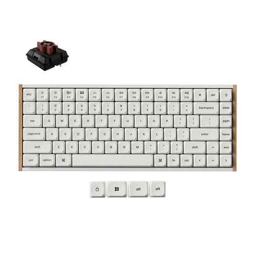 Teclado mecânico personalizado sem fio Keychron K3 Max QMK/VIA