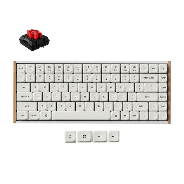 Teclado mecânico personalizado sem fio Keychron K3 Max QMK/VIA