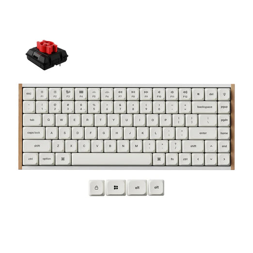 Teclado mecânico personalizado sem fio Keychron K3 Max QMK/VIA