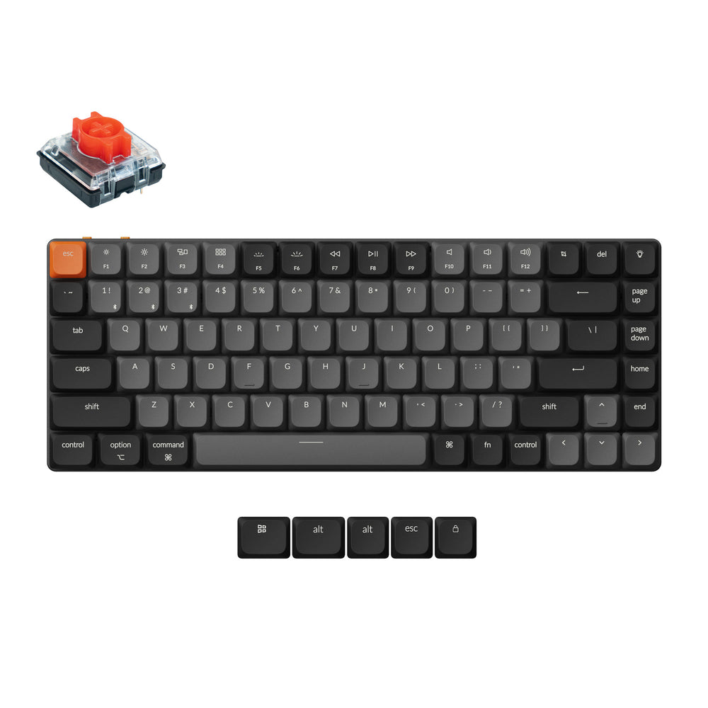 Teclado Mecânico Sem Fios Keychron K3 QMK (Version 3) (Layout ANSI dos EUA)