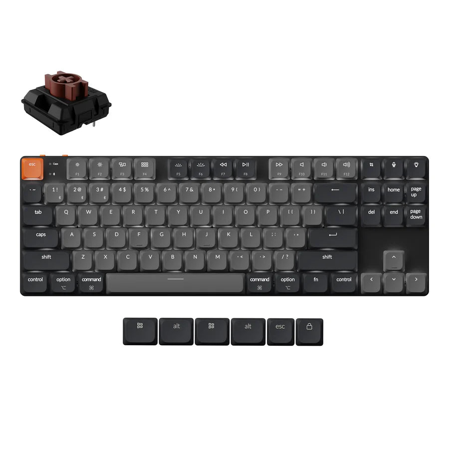 Keychron K1 QMK Wireless Mechanical Keyboard (ISO Layout) - Version 6