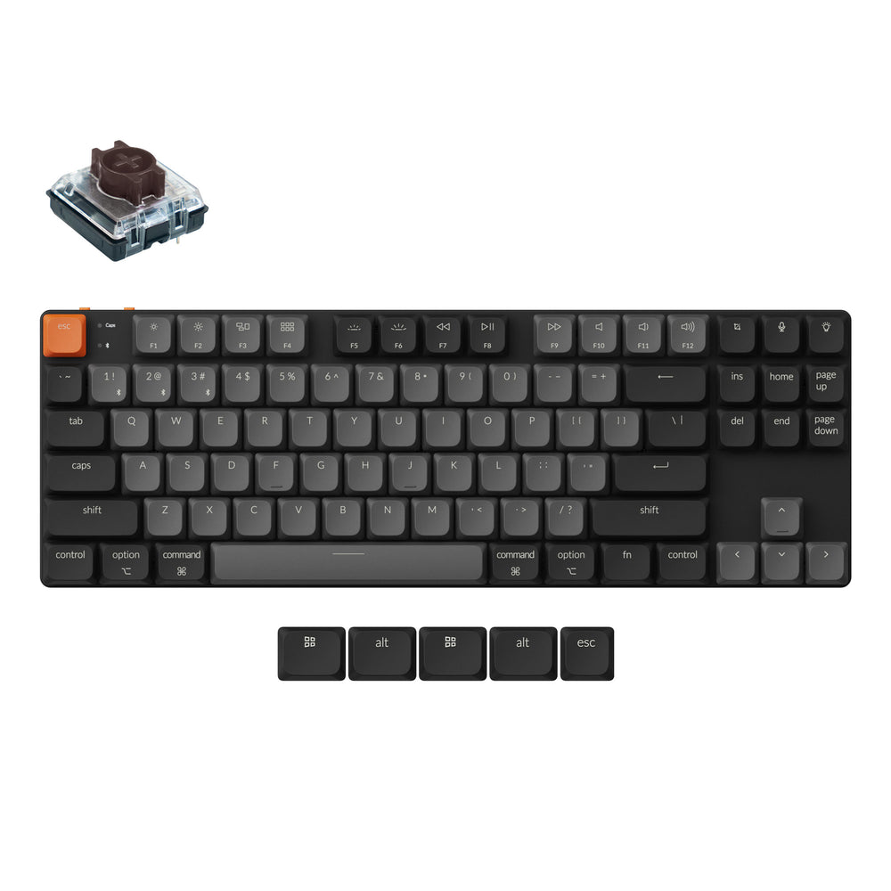 Teclado Mecânico Sem Fios Keychron K1 QMK (Version 6) (Layout ANSI dos EUA)