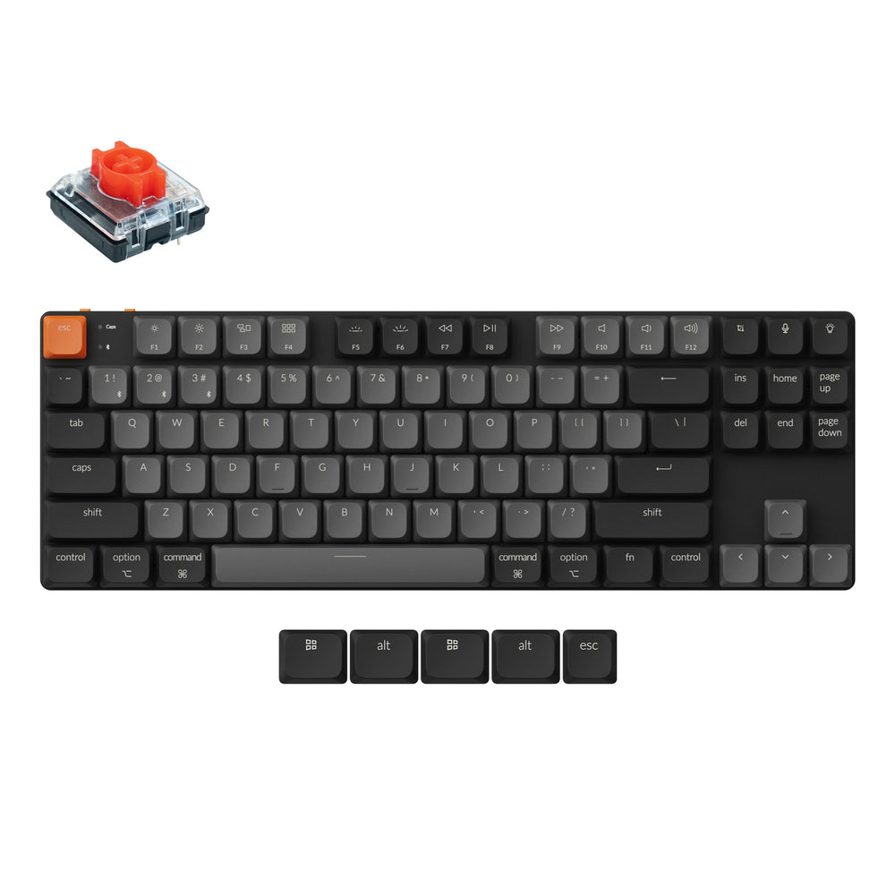 Teclado Mecânico Sem Fios Keychron K1 QMK (Version 6) (Layout ANSI dos EUA)