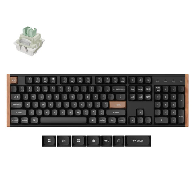 Keychron K10 HE Teclado Personalizado com Interruptor Magnético Sem Fios