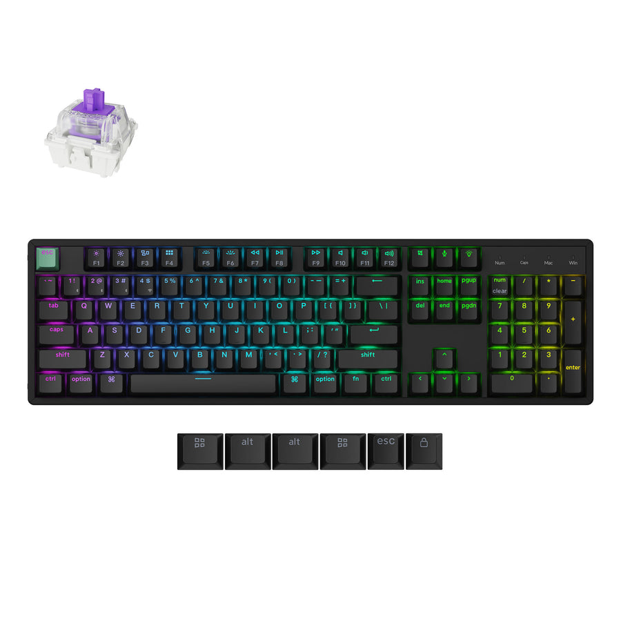 Keychron K10 HE Teclado Personalizado com Interruptor Magnético Sem Fios