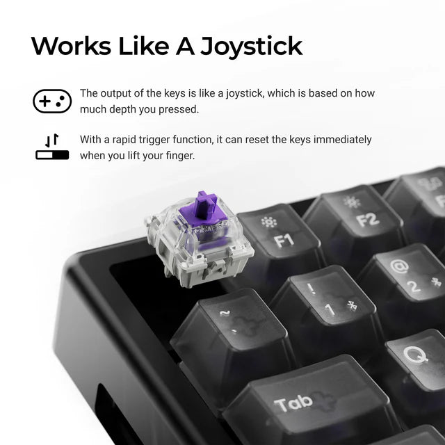 Keychron K2 HE Wireless Magnetic Switch Custom Keyboard - Resin Edition