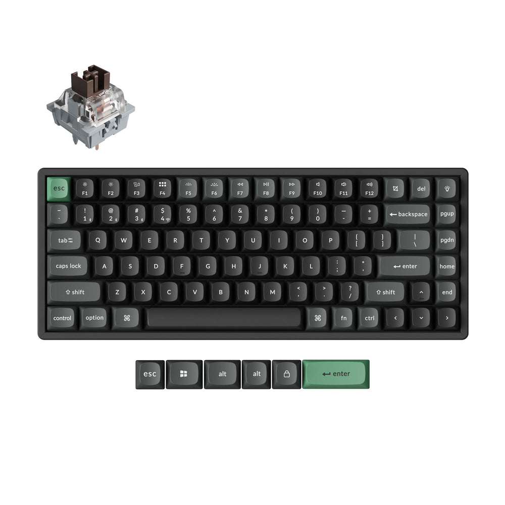 Keychron K2 Ultra 8K Wireless Custom Mechanical Keyboard (US ANSI Layout)