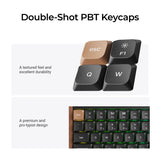 Teclado mecânico personalizado sem fio Keychron K3 Max QMK/VIA