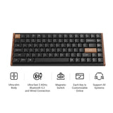 Teclado mecânico personalizado sem fio Keychron K3 Max QMK/VIA