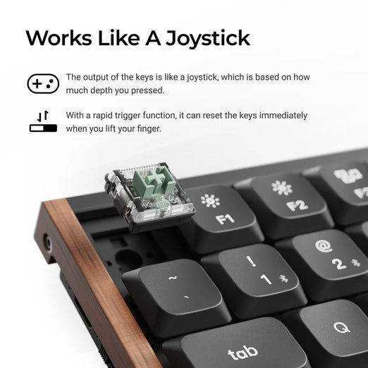 Teclado mecânico personalizado sem fio Keychron K3 Max QMK/VIA