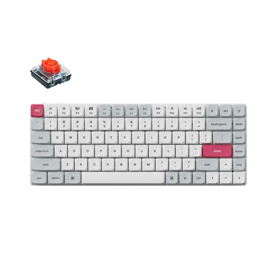 Teclado mecânico personalizado sem fio Keychron K3 Max QMK/VIA
