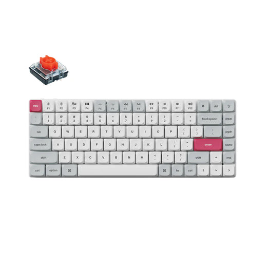 Teclado mecânico personalizado sem fio Keychron K3 Max QMK/VIA