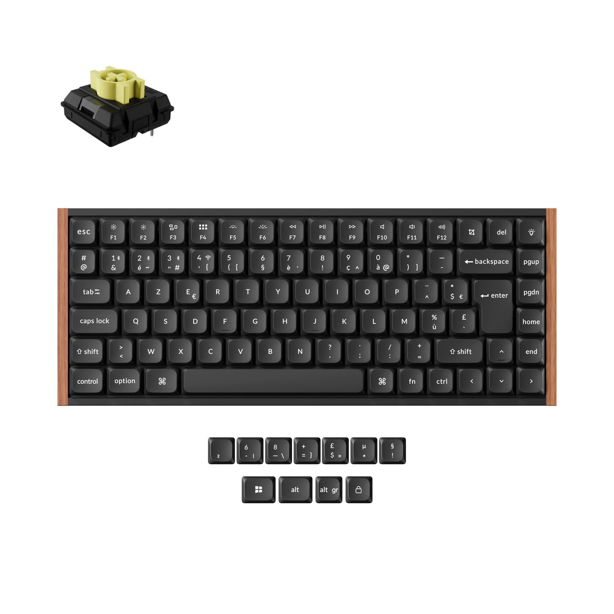 Keychron K3 Ultra 8K Wireless Custom Mechanical Keyboard ISO Layout Collection