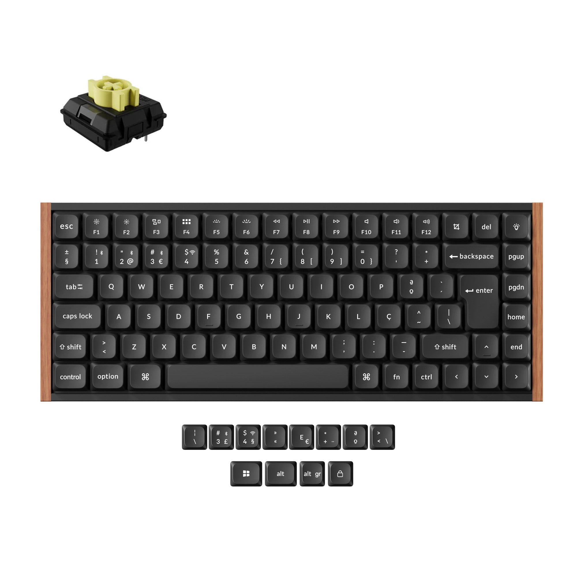 Keychron K3 Ultra 8K Wireless Custom Mechanical Keyboard ISO Layout Collection
