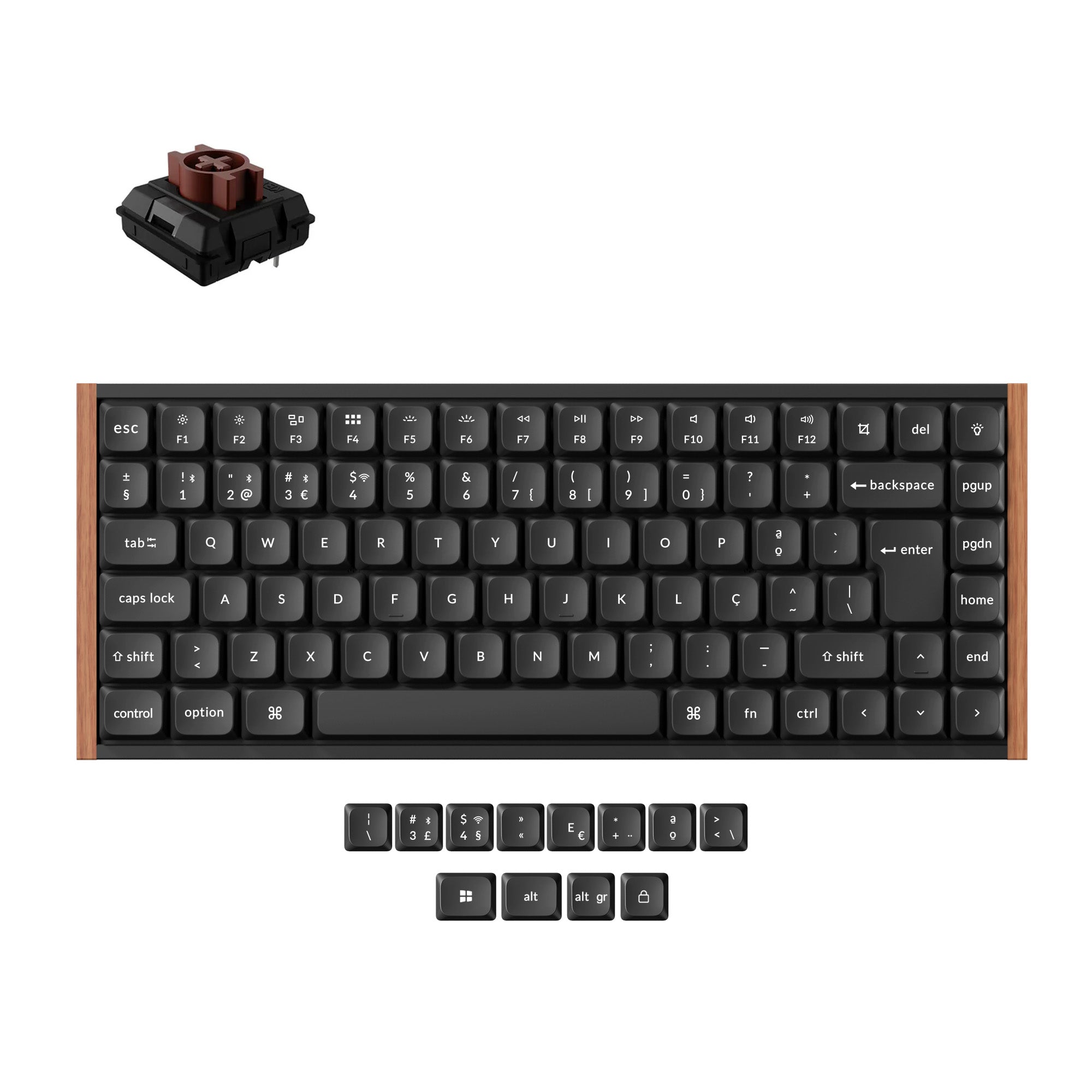 Keychron K3 Ultra 8K Wireless Custom Mechanical Keyboard ISO Layout Collection