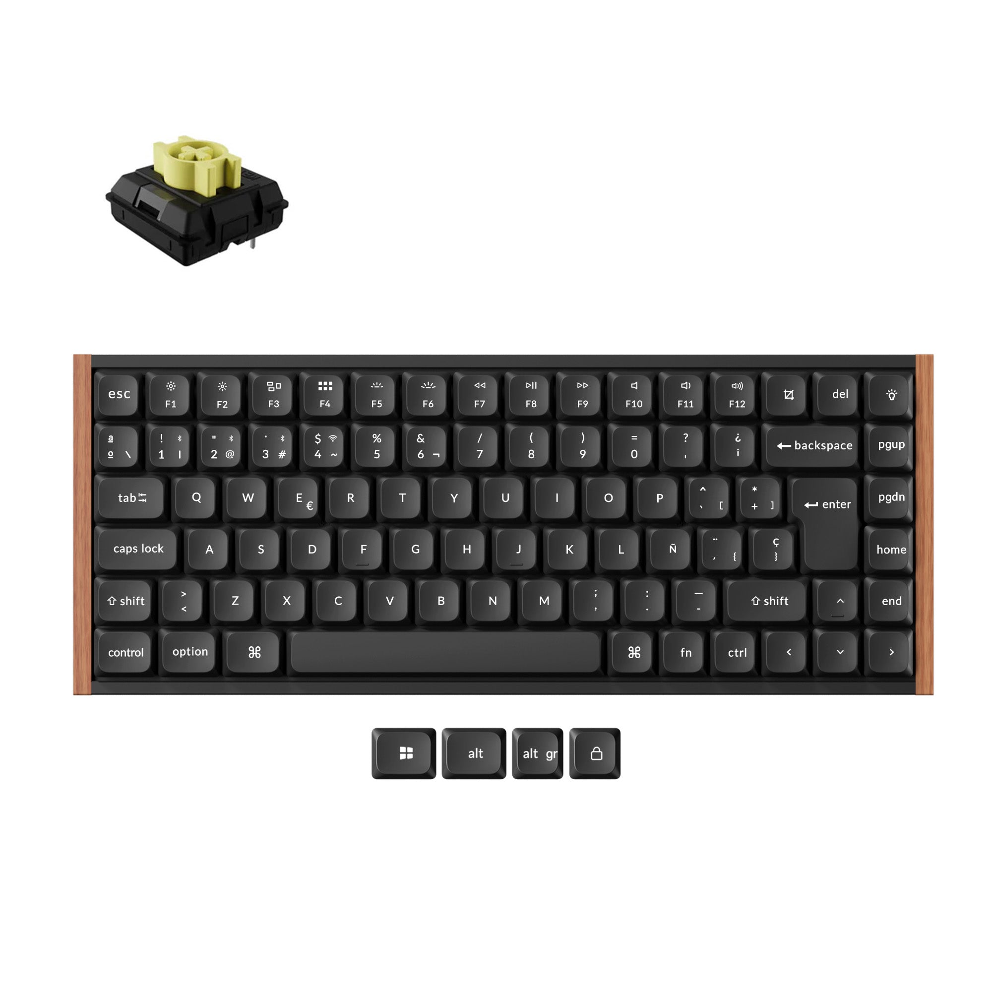 Keychron K3 Ultra 8K Wireless Custom Mechanical Keyboard ISO Layout Collection