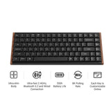 Teclado mecânico personalizado sem fio Keychron K3 Max QMK/VIA