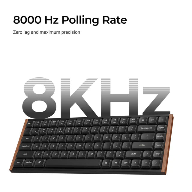 Teclado mecânico personalizado sem fio Keychron K3 Max QMK/VIA