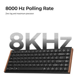 Teclado mecânico personalizado sem fio Keychron K3 Max QMK/VIA