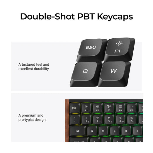 Teclado mecânico personalizado sem fio Keychron K3 Max QMK/VIA
