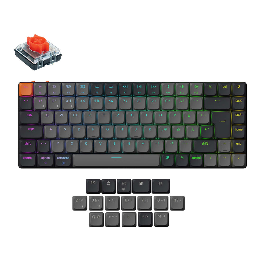 Keychron K3 QMK Wireless Mechanical Keyboard (ISO Layout) - Version 3