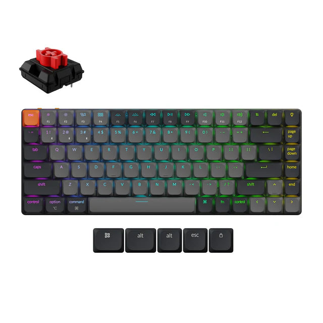 Teclado Mecânico Sem Fios Keychron K3 QMK (Version 3) (Layout ANSI dos EUA)