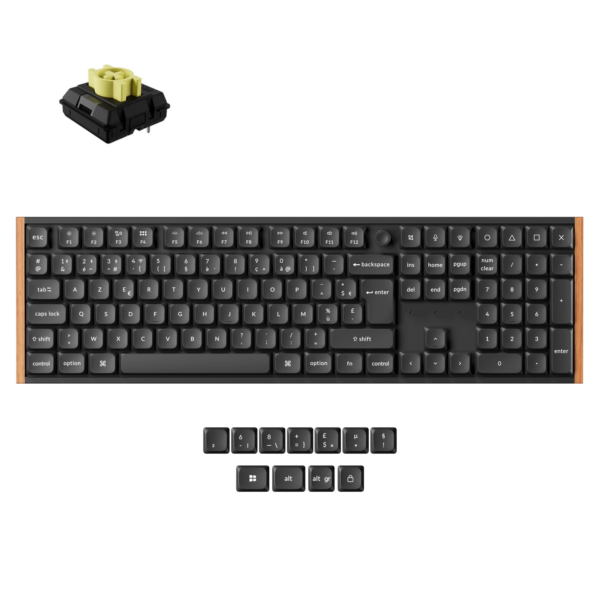 Keychron K5 Ultra 8K Wireless Custom Mechanical Keyboard ISO Layout Collection