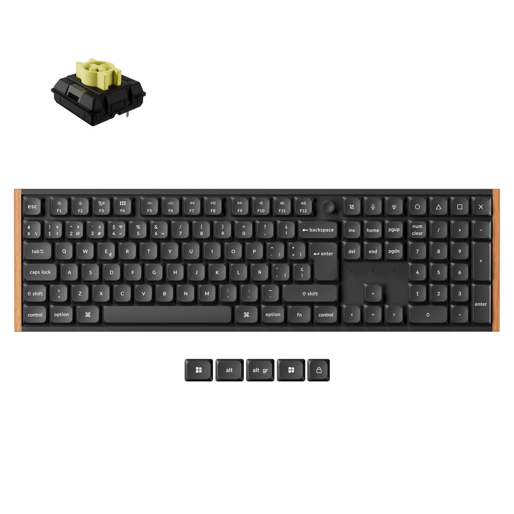 Keychron K5 Ultra 8K Wireless Custom Mechanical Keyboard ISO Layout Collection