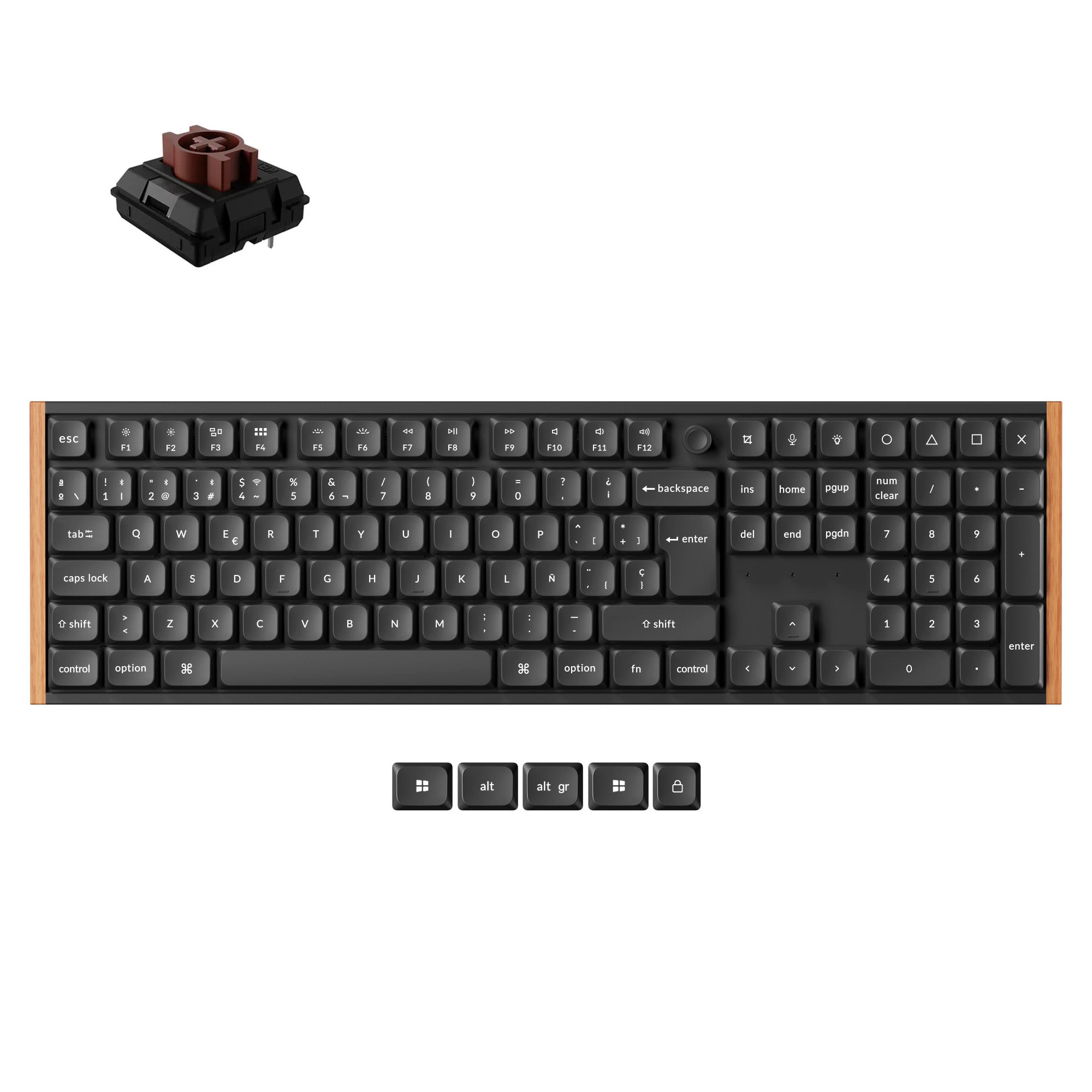 Keychron K5 Ultra 8K Wireless Custom Mechanical Keyboard ISO Layout Collection