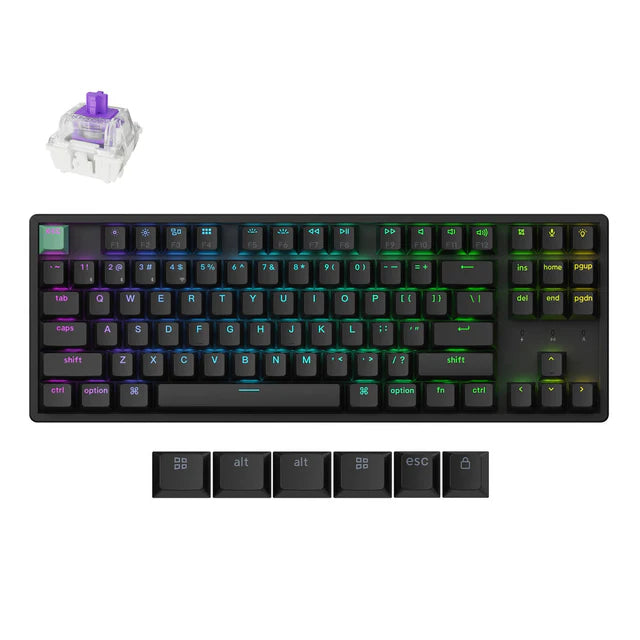 Teclado Personalizado Keychron K8 HE Sem Fios com Interruptores Magnéticos