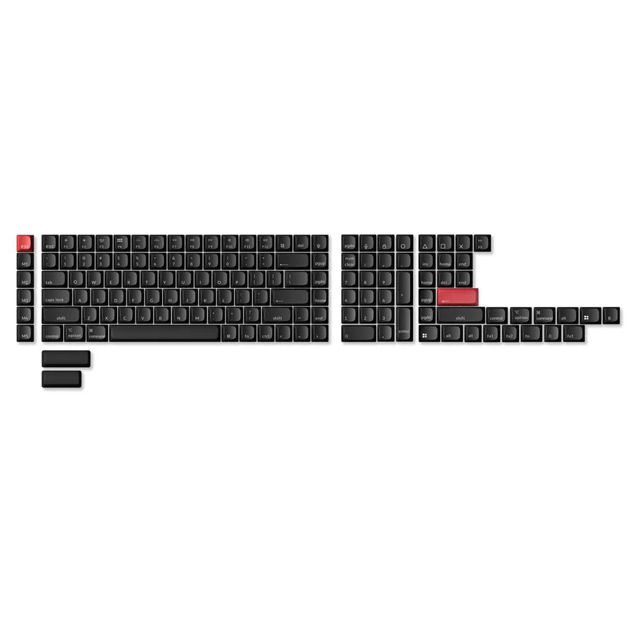 Conjunto completo de teclas ABS OSA ISO Shine-Through