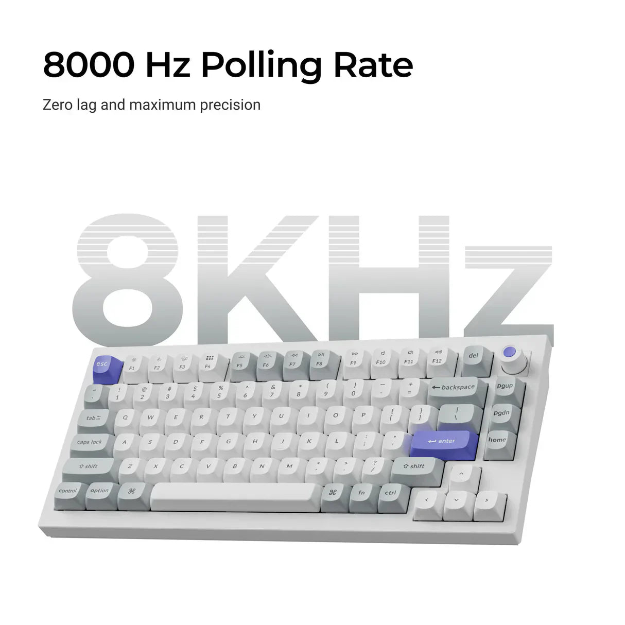 Keychron Q1 HE 8K Magnetic Switch Wired Keyboard (ISO layout)