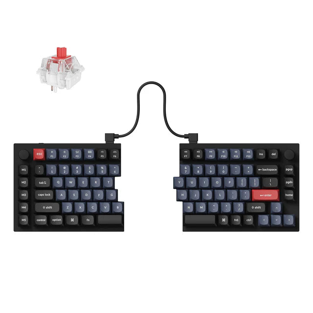 Teclado mecânico personalizado Keychron Q11 QMK