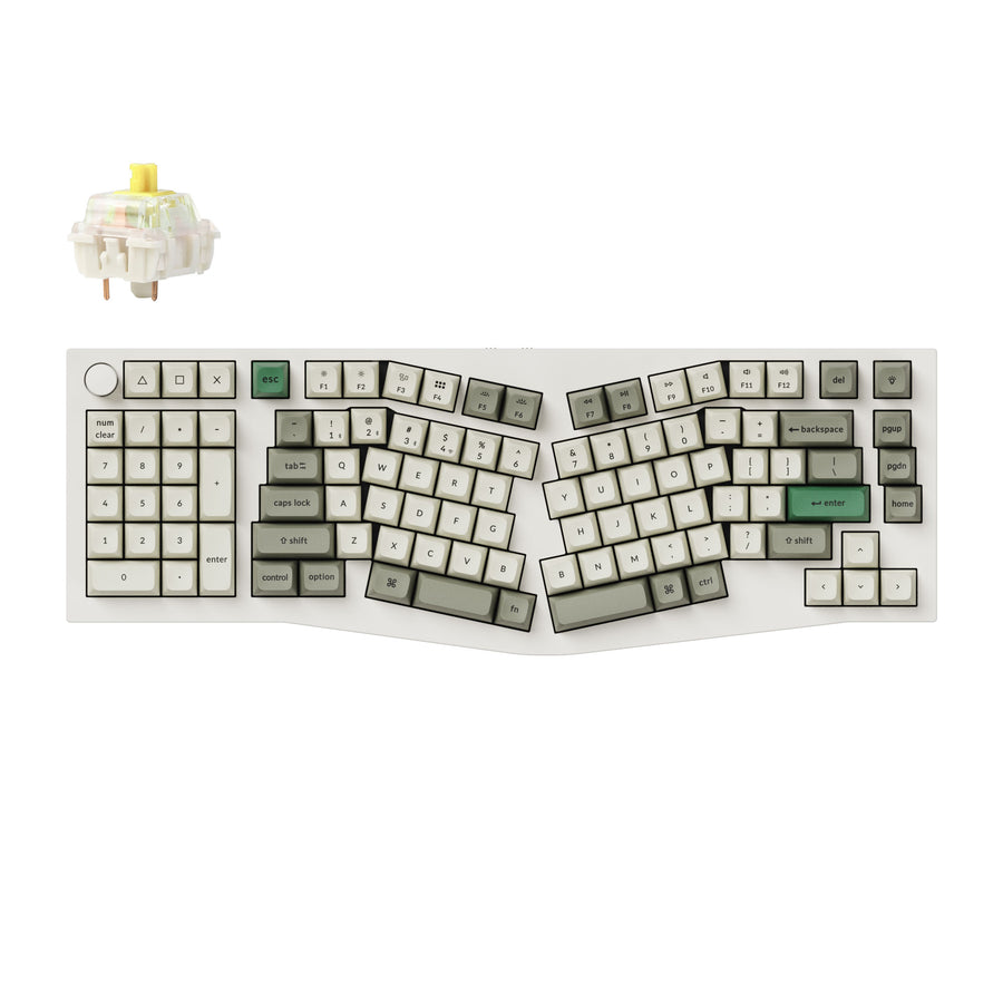 Keychron Q14 Max (Alice Layout) Teclado mecânico personalizado sem fio QMK