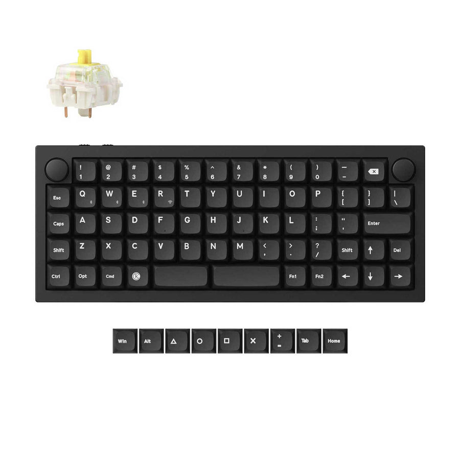 Teclado mecânico personalizado sem fio Keychron Q15 Max QMK