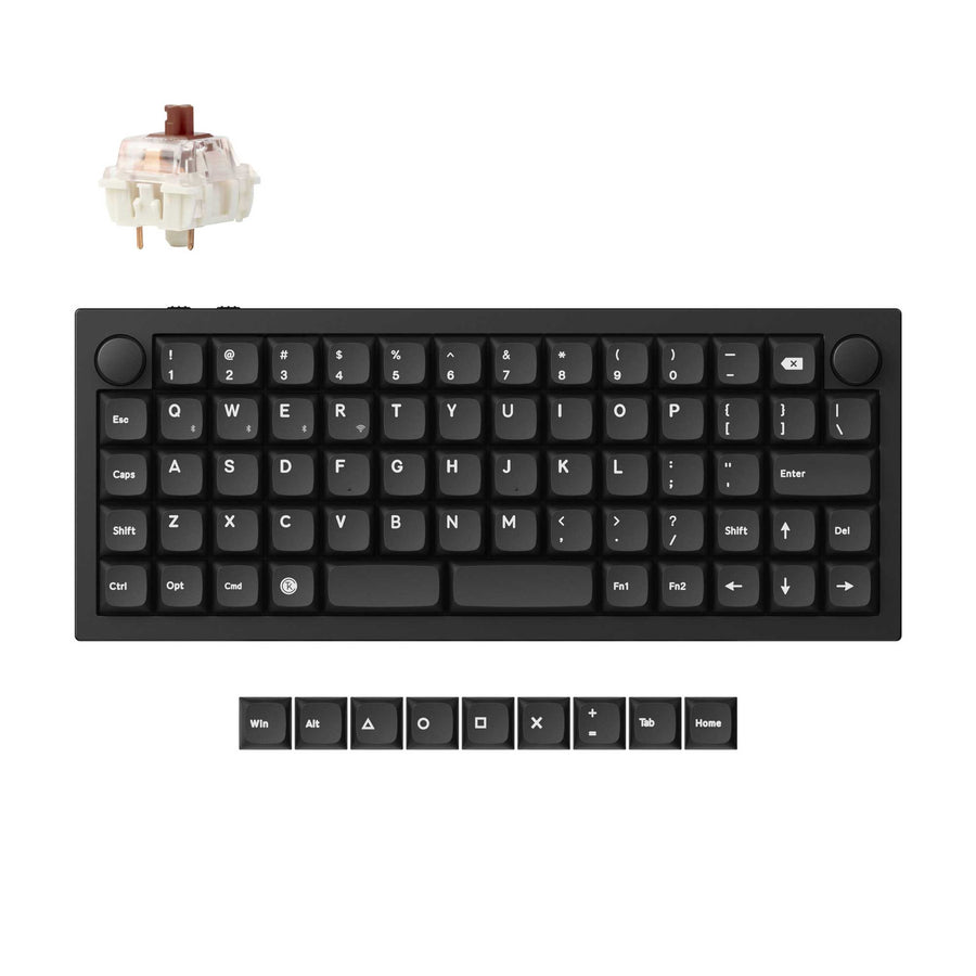 Teclado mecânico personalizado sem fio Keychron Q15 Max QMK