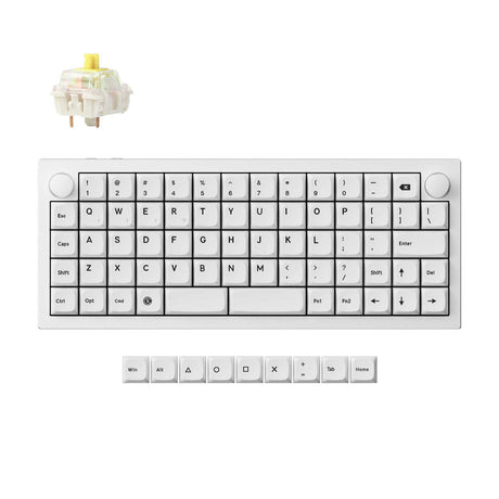 Teclado mecânico personalizado sem fio Keychron Q15 Max QMK