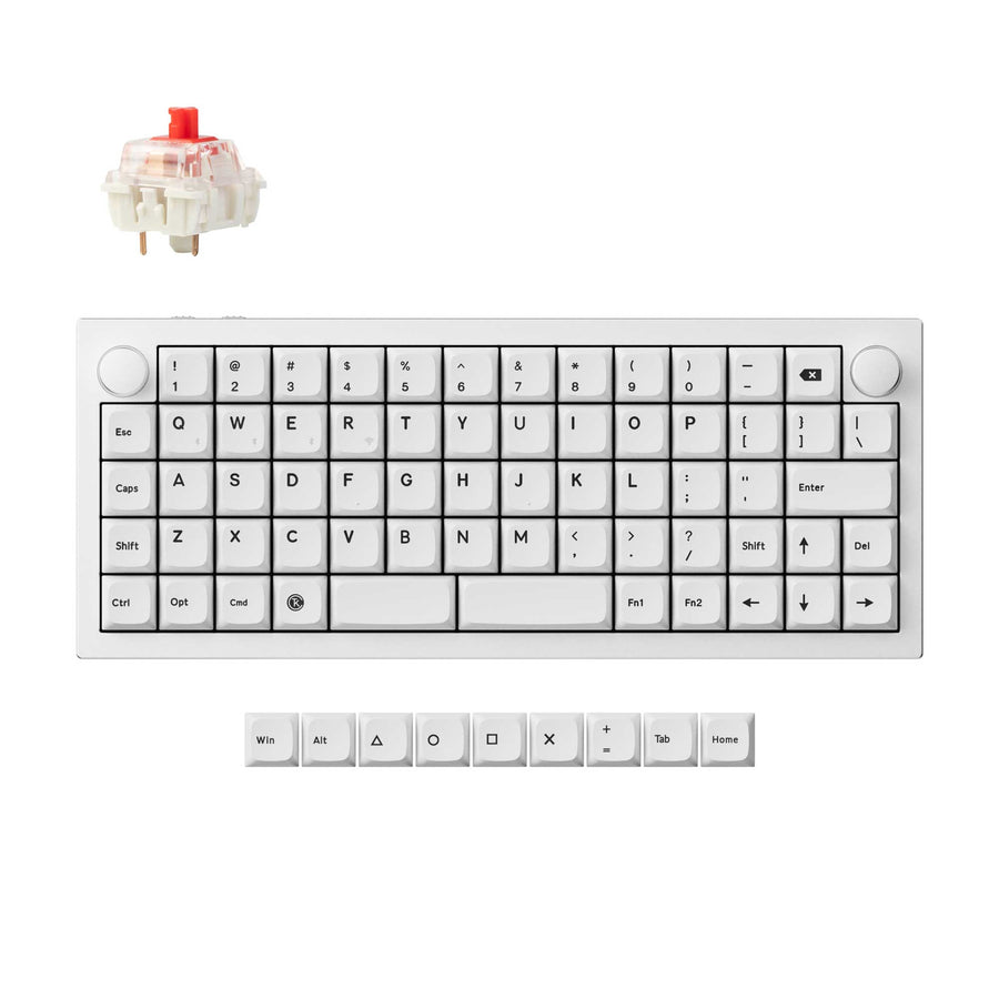 Teclado mecânico personalizado sem fio Keychron Q15 Max QMK