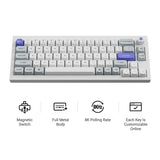 Teclado personalizado sem fio Keychron Q1 HE QMK