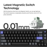 Teclado personalizado sem fio Keychron Q1 HE QMK