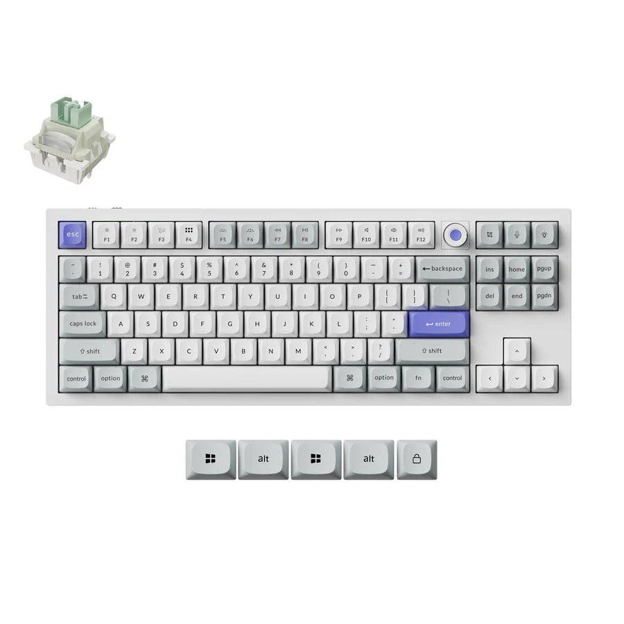Teclado personalizado sem fio Keychron Q1 HE QMK