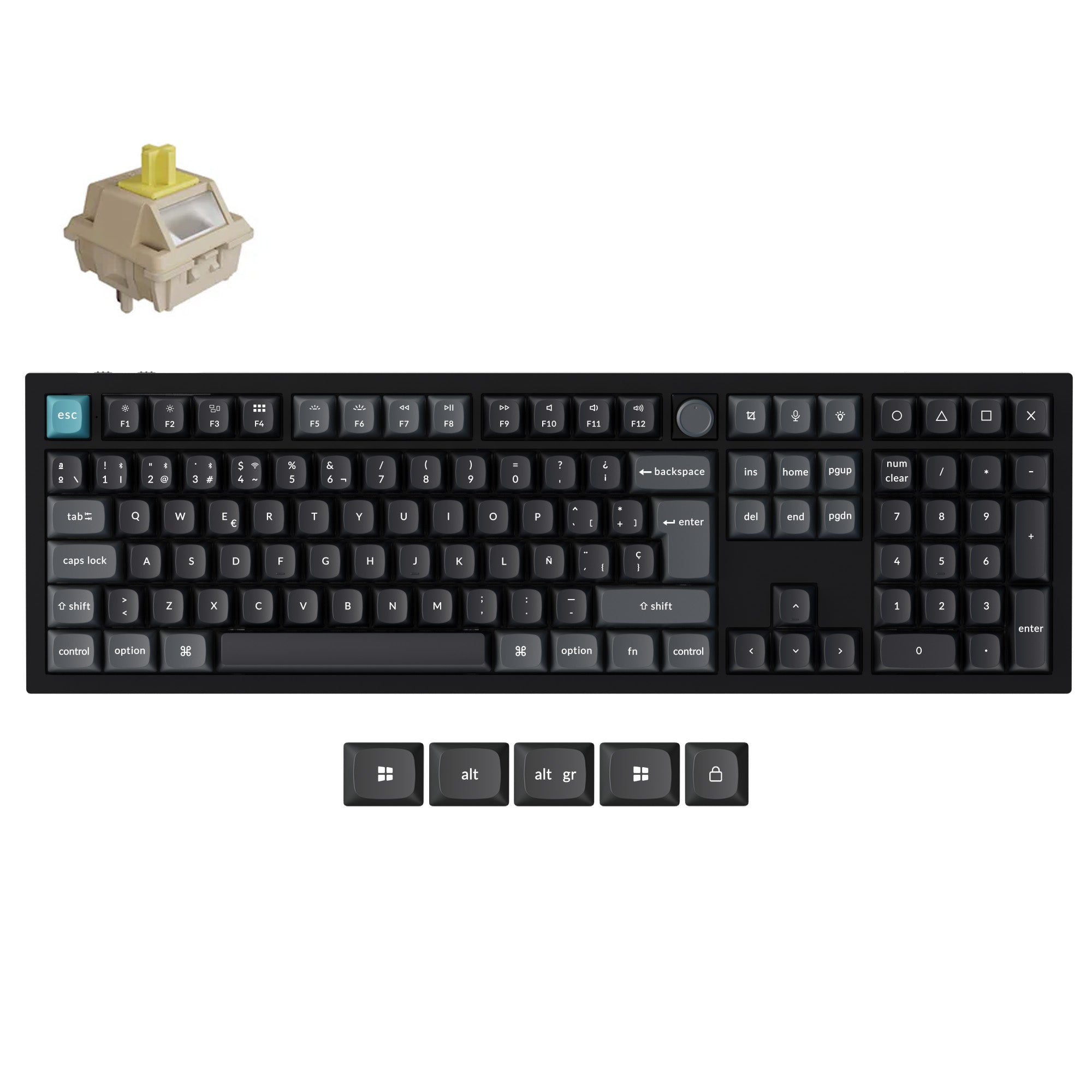Keychron Q6 Ultra 8K Wireless Custom Mechanical Keyboard (ISO Layout)