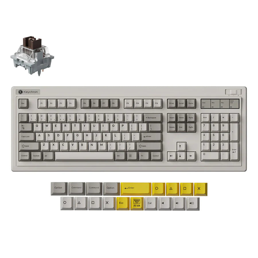 Keychron R6 QMK Wireless Mechanical Keyboard (US ANSI Layout)