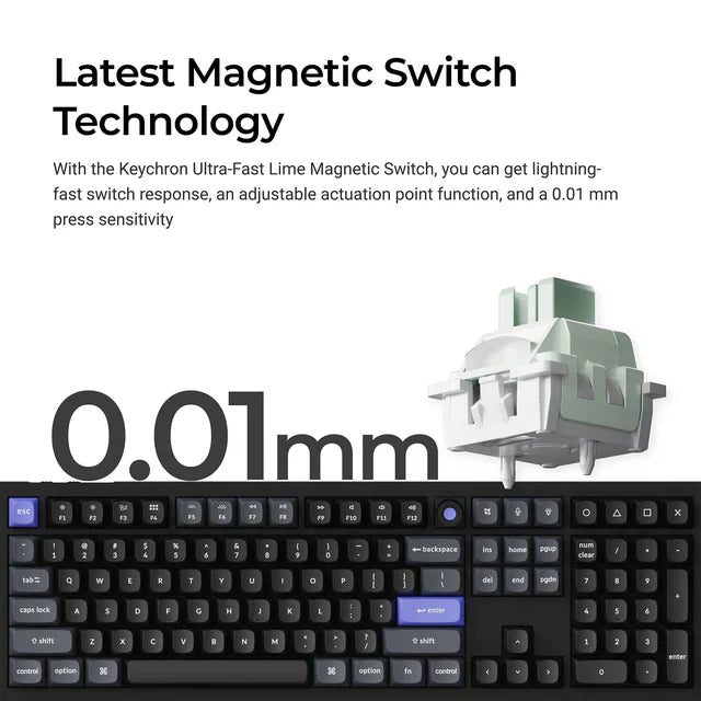 Keychron Q6 HE 8K Magnetic Switch  Wired Keyboard