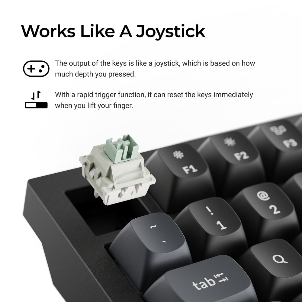 Keychron Q6 HE 8K Wired Magnetic Switch Keyboard ISO Layout Collection